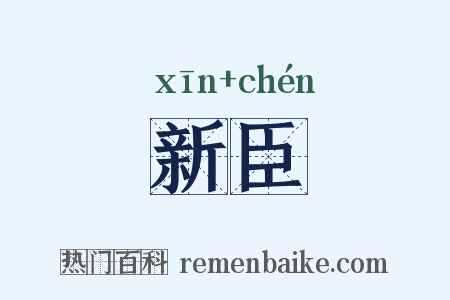 新臣是什么意思的图片